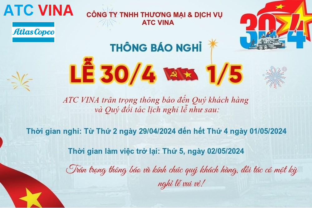 Lich nghỉ Lễ giổ tổ Hùng Vương và 30/5; 1/5