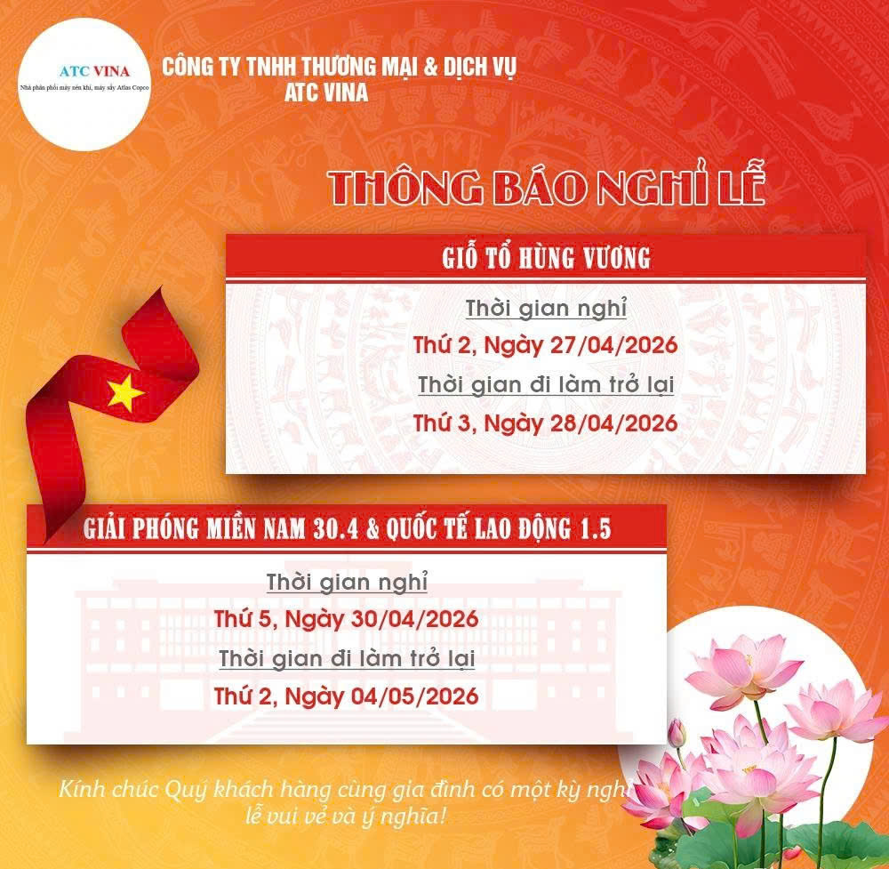 Thông báo lịch nghỉ lễ Giổ tổ Hùng Vương & 30/4