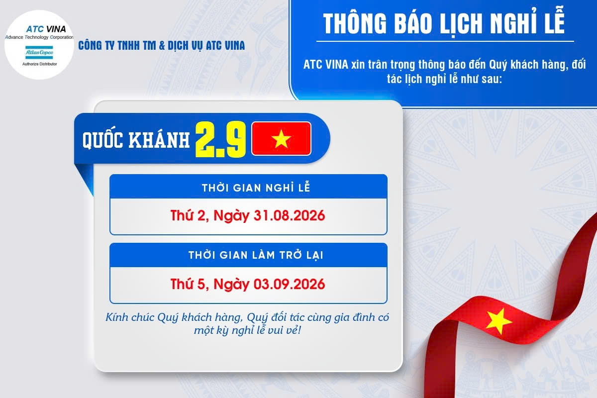 Thông báo nghỉ lễ 2/9/2026